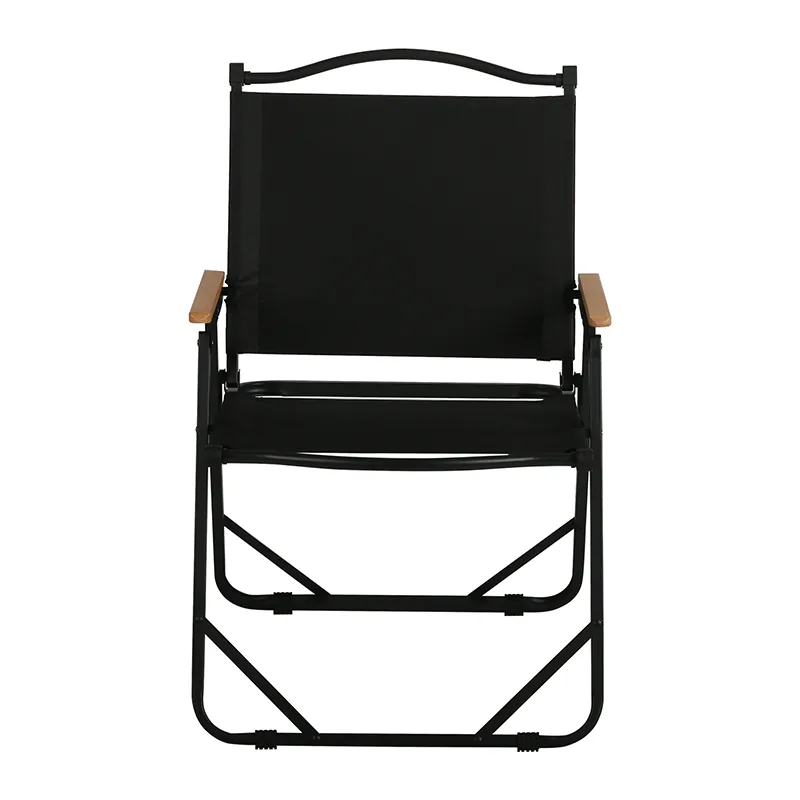 Wood-Arm Folding Camp Chair for sale in New Zealand at MC Bear
