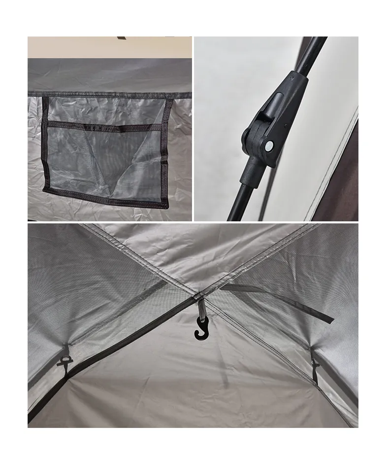 3-4 Person Automatic Dome Tent with Sun Canopy, camping gallery photo