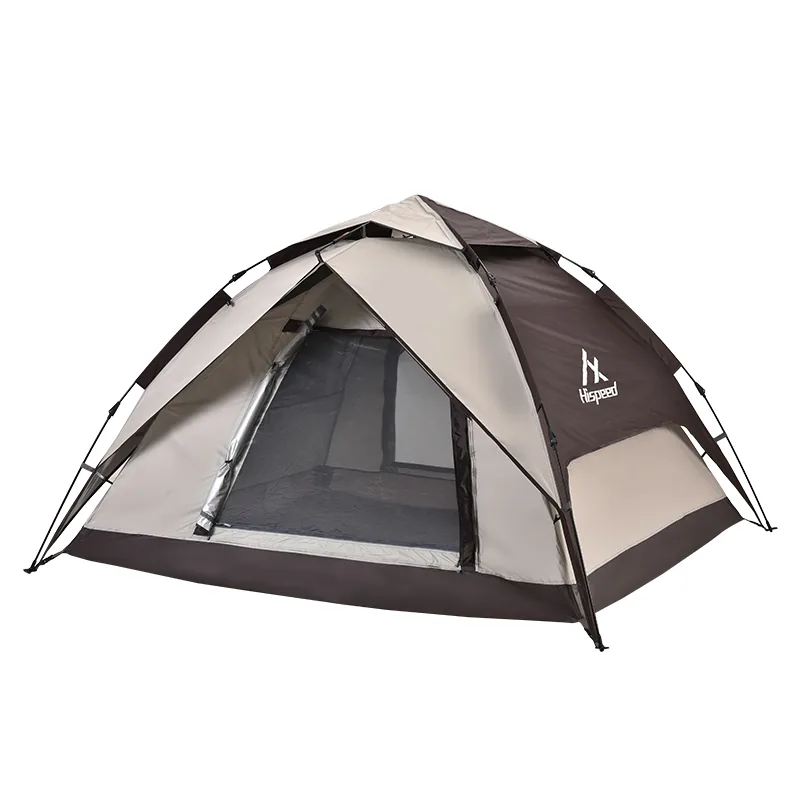3-4 Person Automatic Dome Tent side studio view