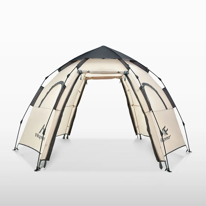 4-6 Person Double-Layer Hexagon Tent showing its six-sided shape