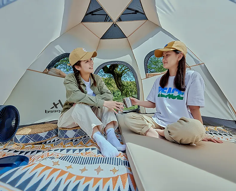 4-6 Person Double-Layer Hexagon Tent, camping gallery photo