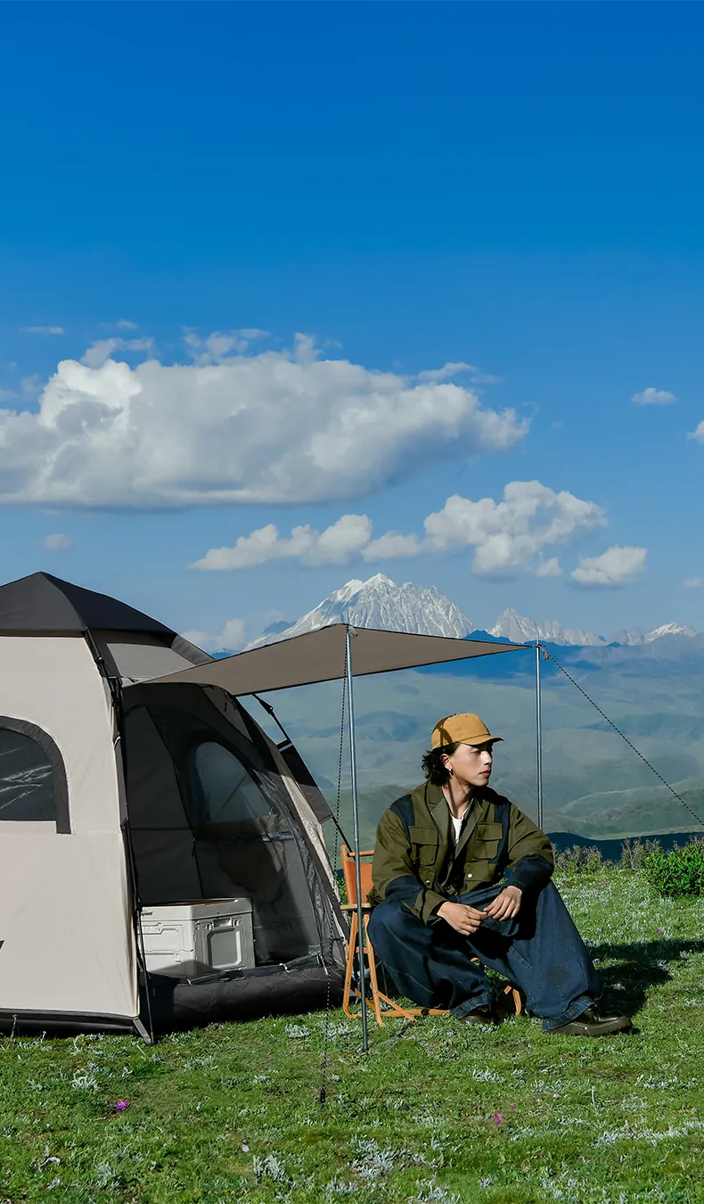 4-6 Person Double-Layer Hexagon Tent, camping gallery photo
