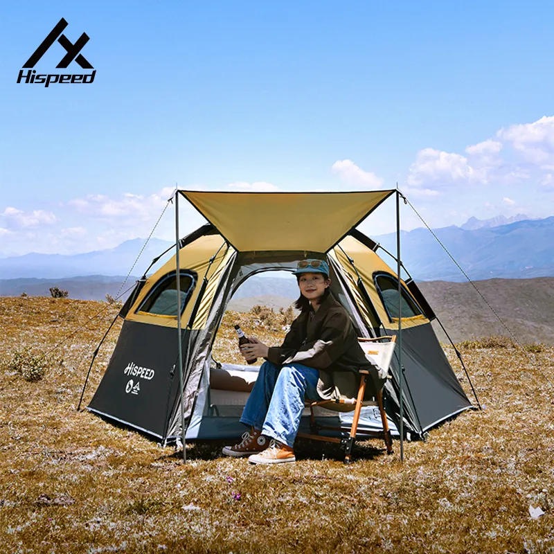 4-6 Person Heavy-Duty Hexagon Tent, product photo