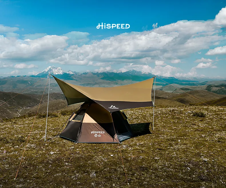 4-6 Person Heavy-Duty Hexagon Tent, camping gallery photo