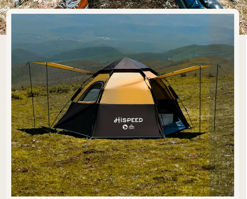 4-6 Person Heavy-Duty Hexagon Tent, camping gallery photo