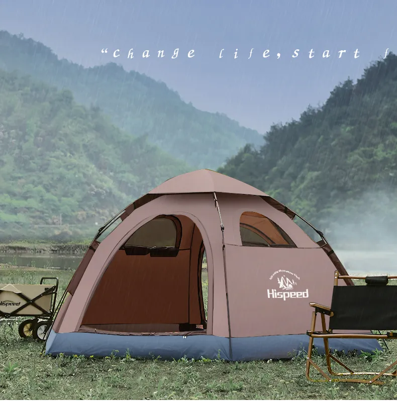 3-4 Person Automatic Pop-Up Tent, camping gallery photo