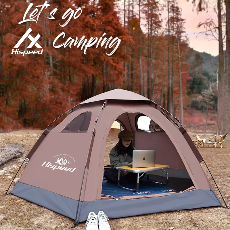 3-4 Person Automatic Pop-Up Tent, camping gallery photo